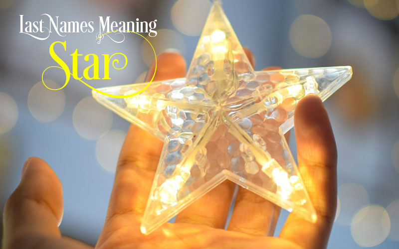 Last Names Meaning Star